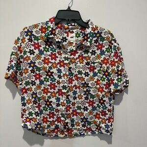 Vans Multicolor Floral Button Down Shirt